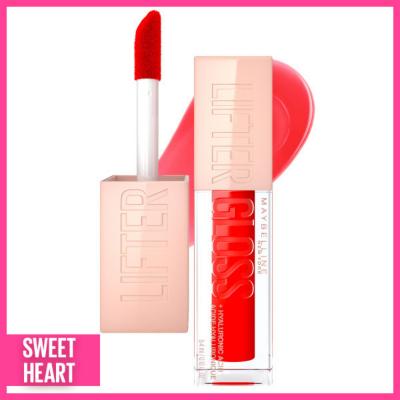 Maybelline Lifter Gloss: Hydrating Hyaluronic Acid Lip Gloss - Sweetheart #23 | Achieve Fuller, Plump Lips with Non-Sticky Shine