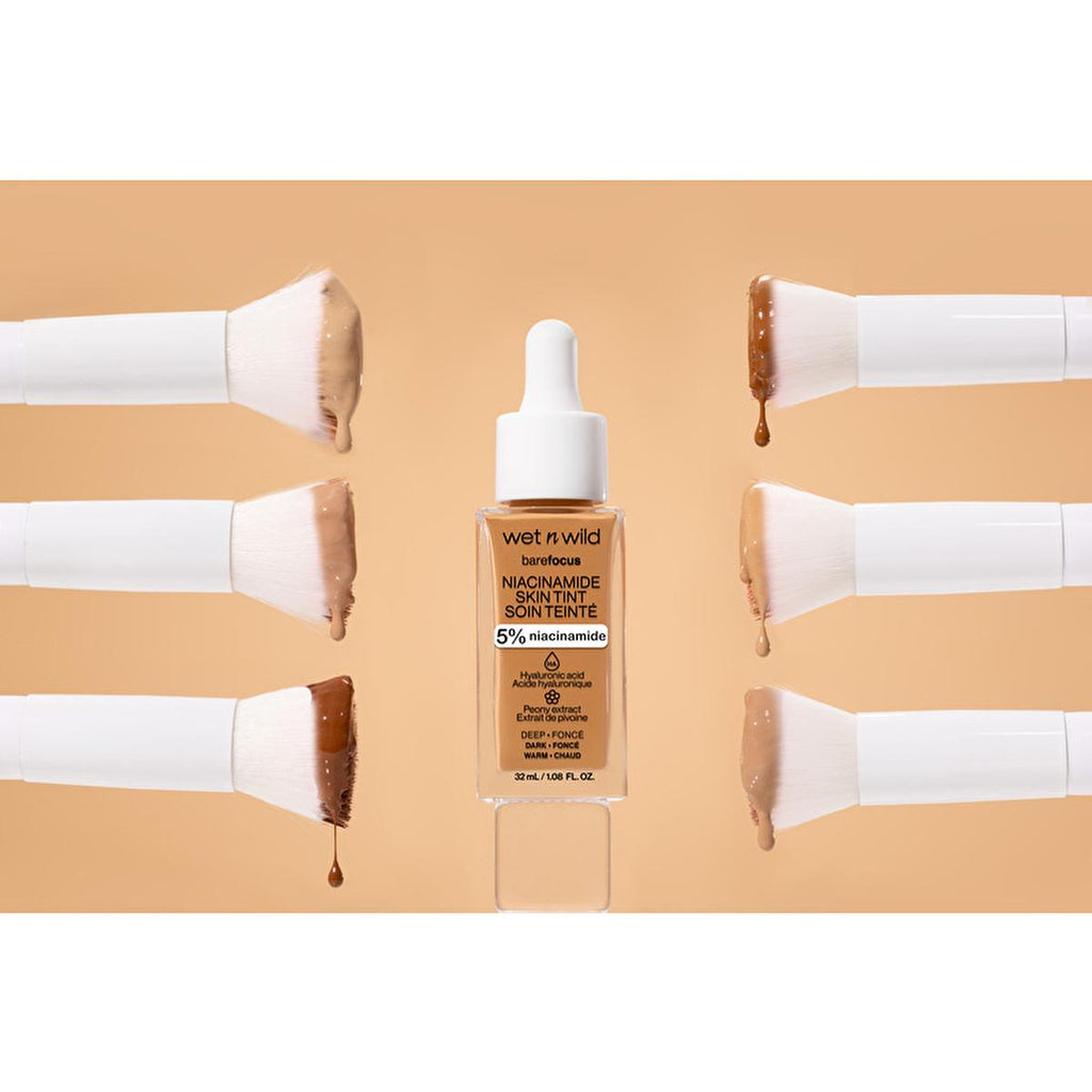 wet n wild Niacinamide Skin Tint Foundation: Achieve Natural, Radiant Skin with Hyaluronic Acid & Sheer Coverage
