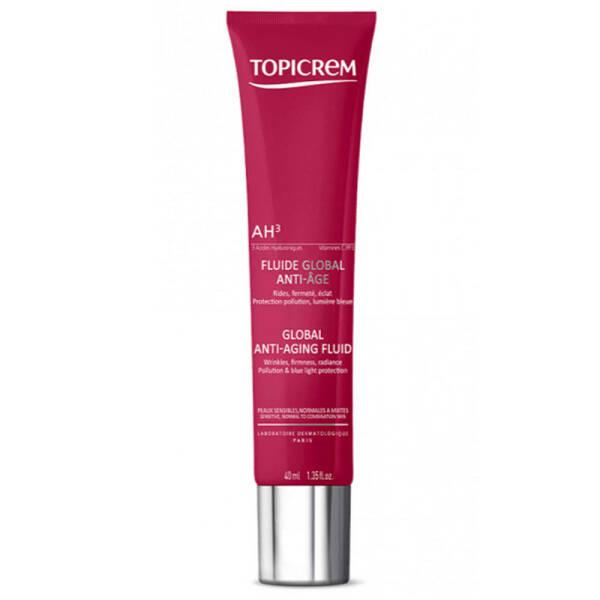 Topicrem Anti-Aging Facial Fluid - Hydrates, Firms & Brightens Normal to Combination Skin