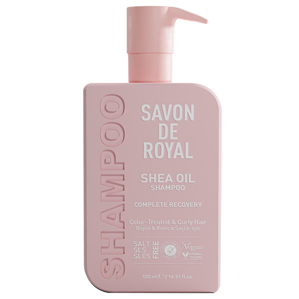Savon De Royal Miracle Shea Oil Shampoo: Strengthens, Defines Curls & Protects Color - Sulfate-Free, Natural Oil Formula