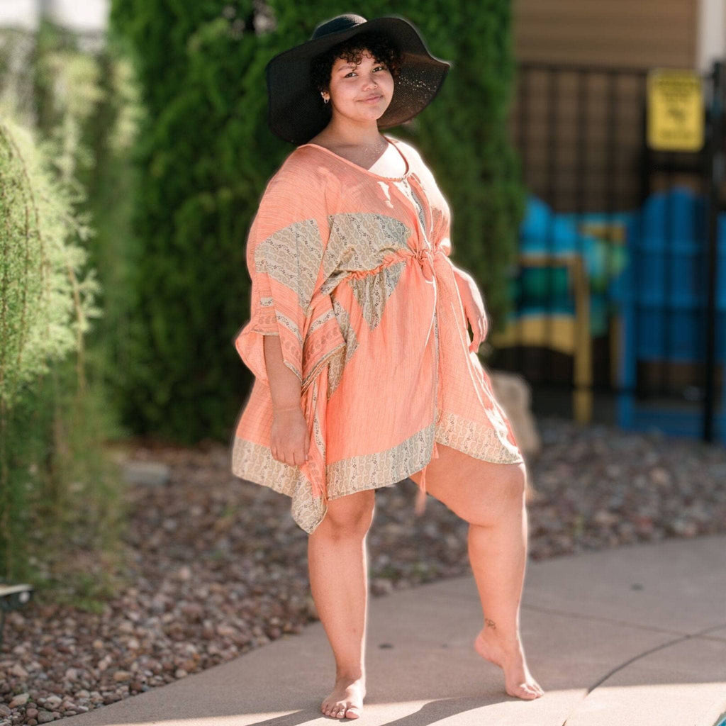 Darn Good Yarn Surplus Aanya Adjustable Short Kaftan — clothing and accessories category context