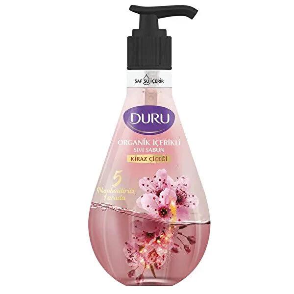 Duru Cherry Blossom Liquid Hand Soap: Moisturizing, Plant-Based, Floral Scented, Gentle Hand Wash - 500ml