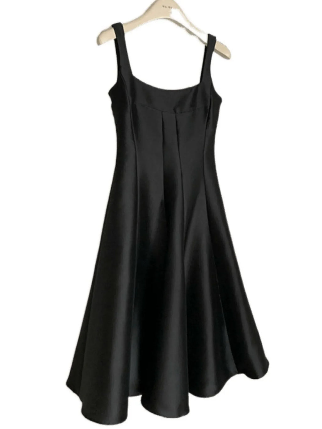 A-Line Silhouette Midi Sleeveless Dress