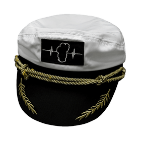 Tahoe Capitans Hat — Black / White