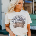 Wild Junkie Ace of Cowboys Graphic Tee — main product shot