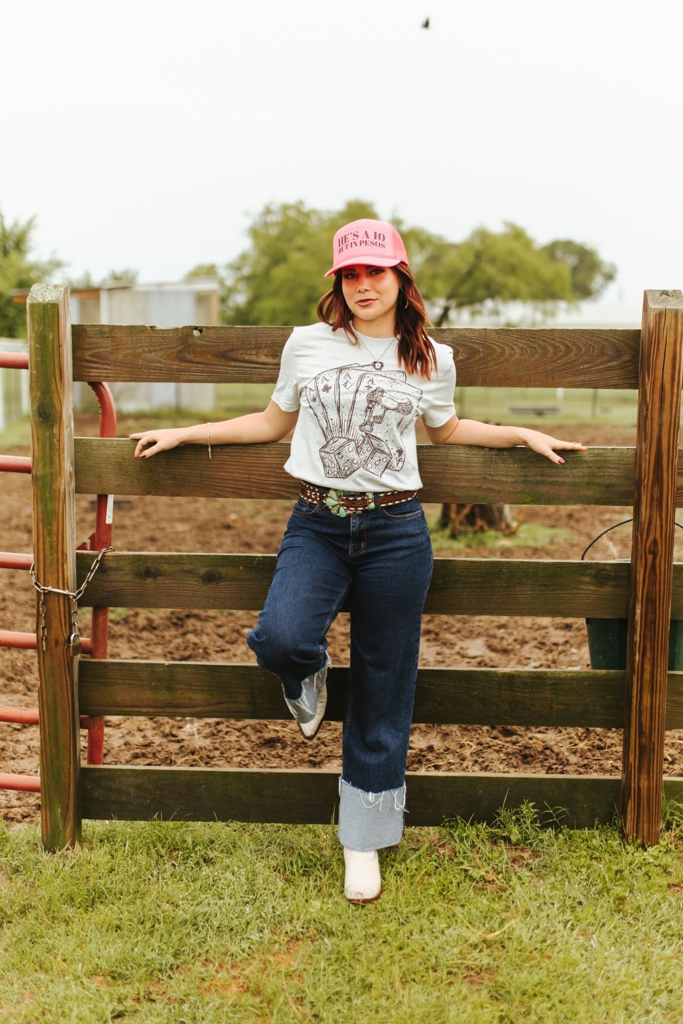 Wild Junkie Aces And Dice Graphic Tee — lifestyle worn / used context