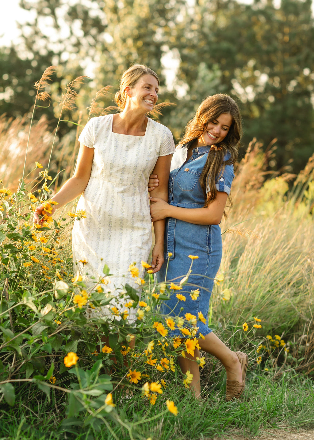 Inherit Co. Ada Denim Midi Dress - FINAL SALE — feature highlight