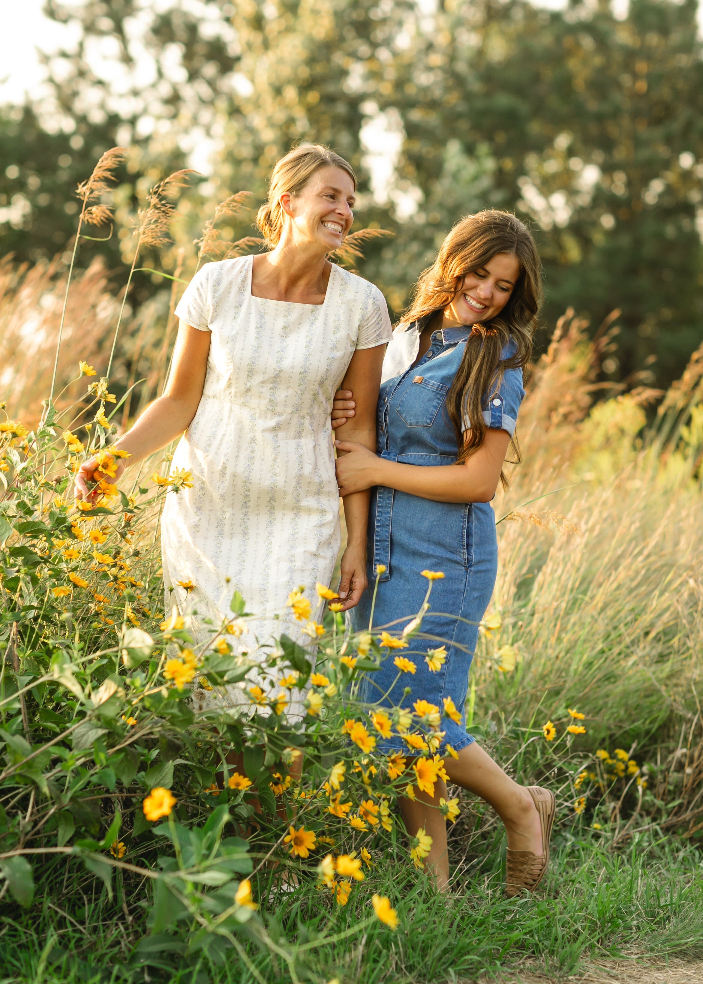 Inherit Co. Ada Denim Midi Dress - FINAL SALE — feature highlight