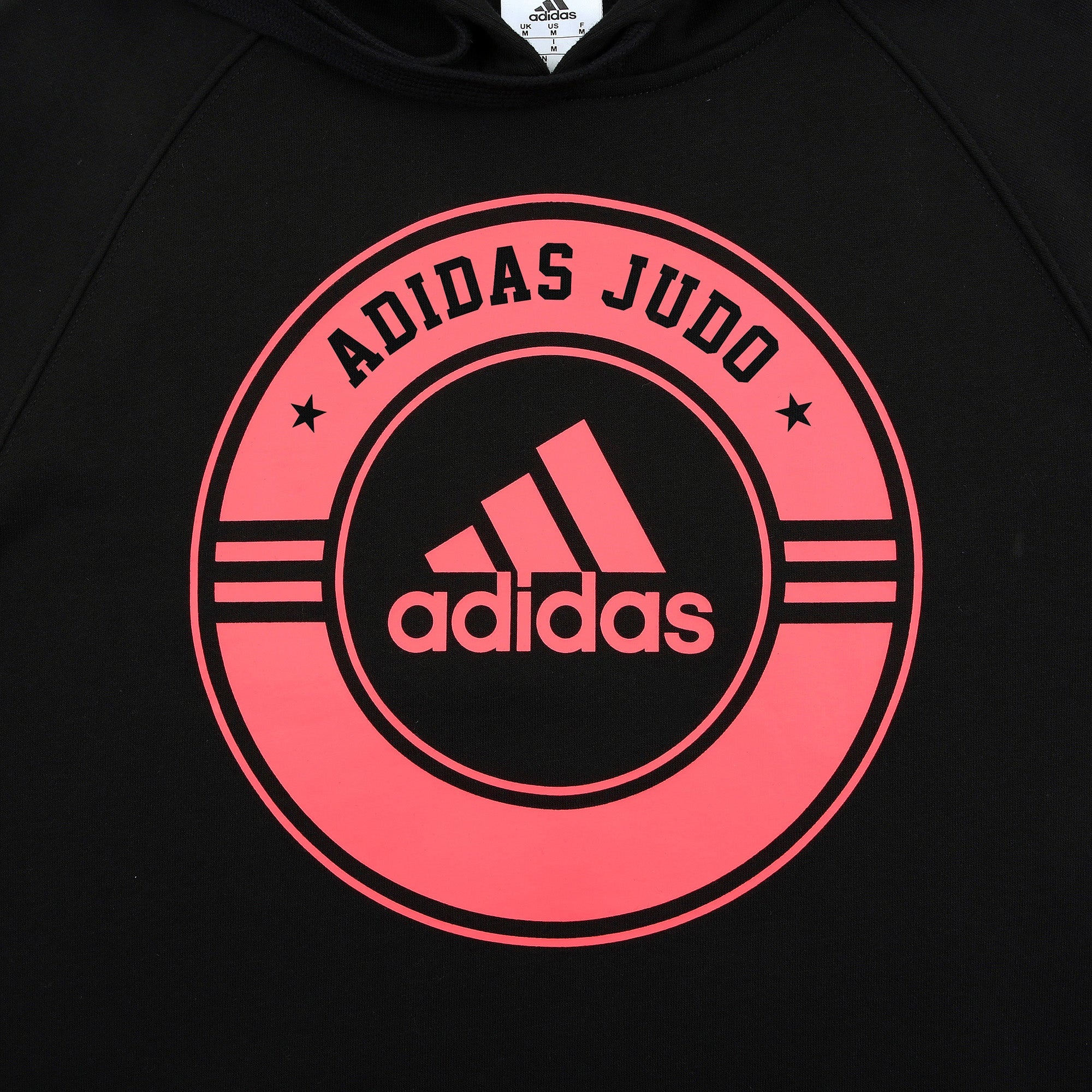 Judo Gear USA Adidas Judo Community Hoodie - Black — detail close-up