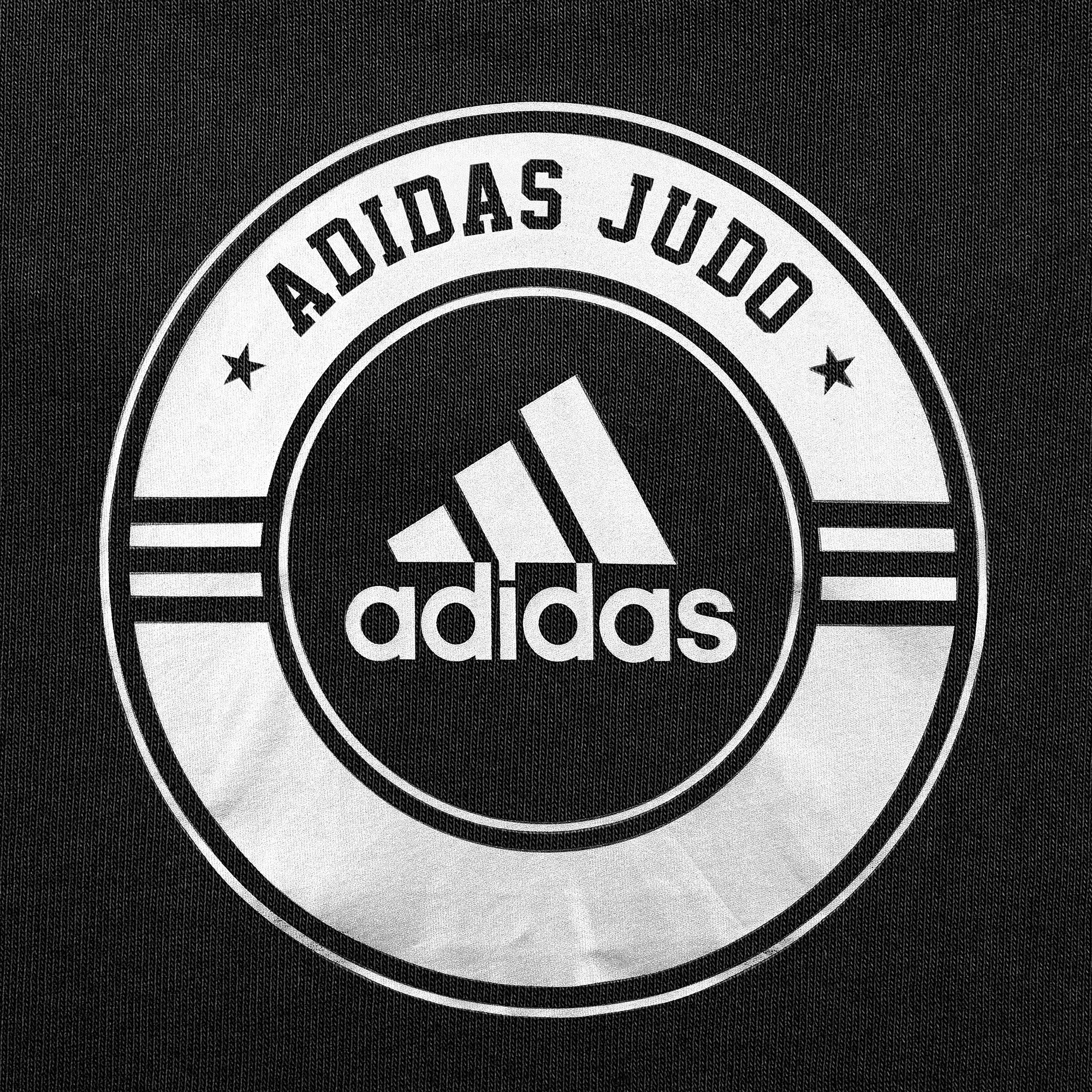 Judo Gear USA Judo Gear USA Adidas Community T-Shirt Black and White — lifestyle context