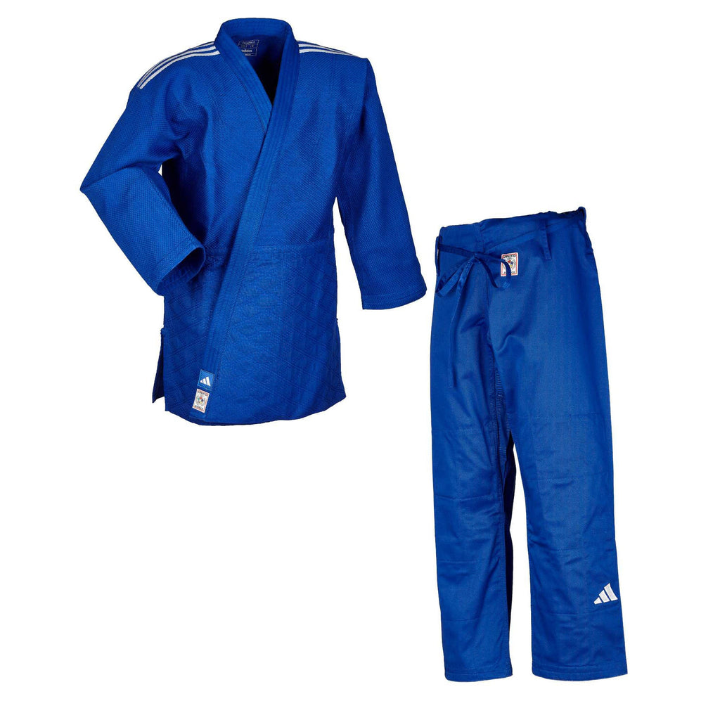 Judo Gear USA IJF Champion 2 Slim Cut with Stripes — back view