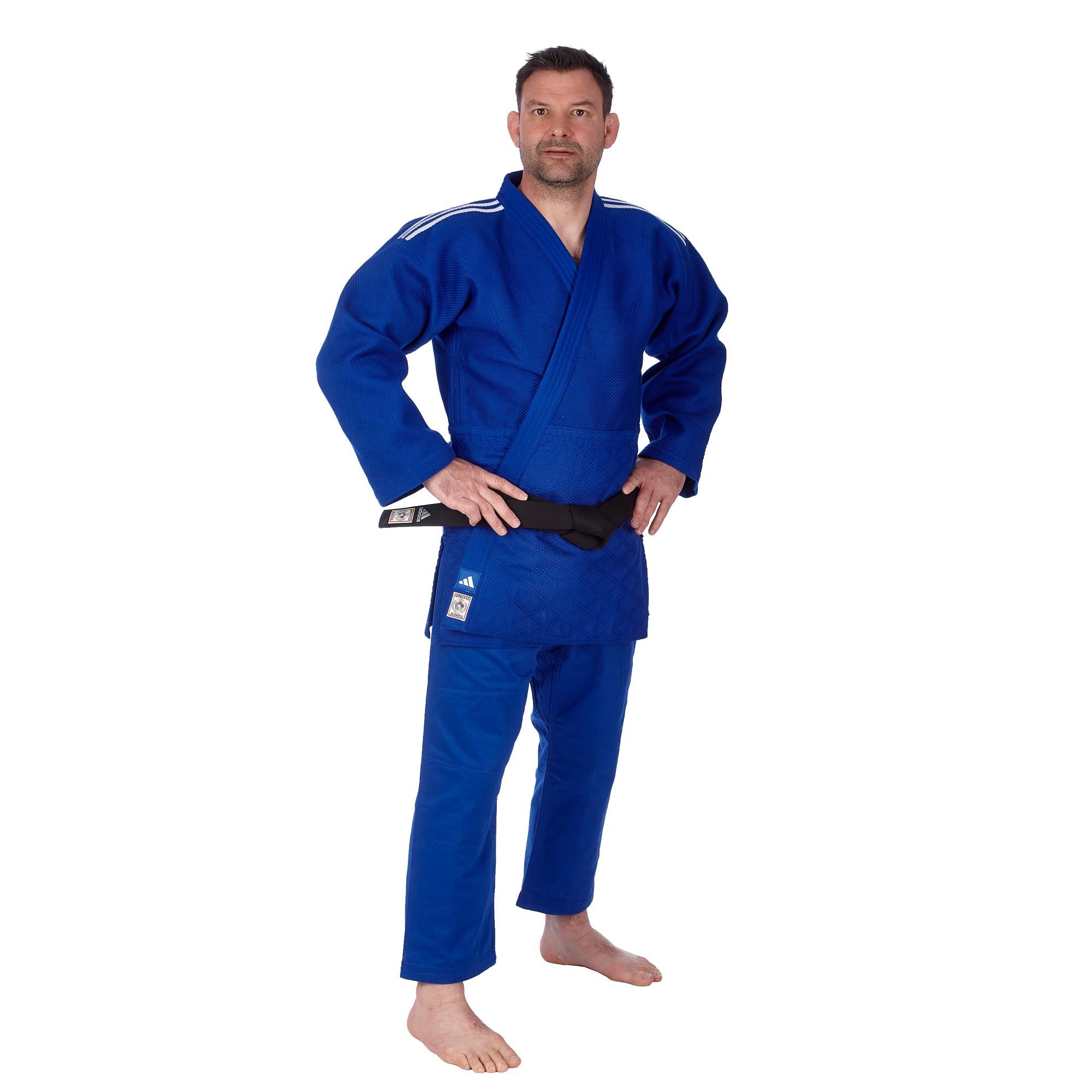 Judo Gear USA IJF Champion 3 Slim Fit with Stripes — size reference