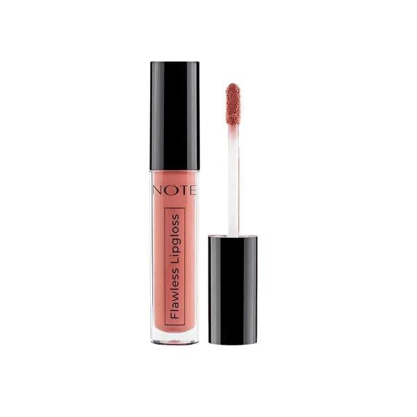 Note Flawless Lip Gloss - Non-Sticky, Vibrant Color, Plump Lip Appearance - 01 Nude Touch