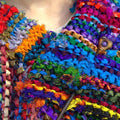 Darn Good Yarn Adventure Cardi At The Bahamas Kit — construction detail