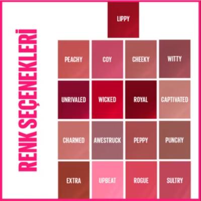 Maybelline Super Stay Vinyl Ink Liquid Lipstick - Long Lasting Lip Color with Vinyl Ink Finish, Rouge Shade 145 Rogue