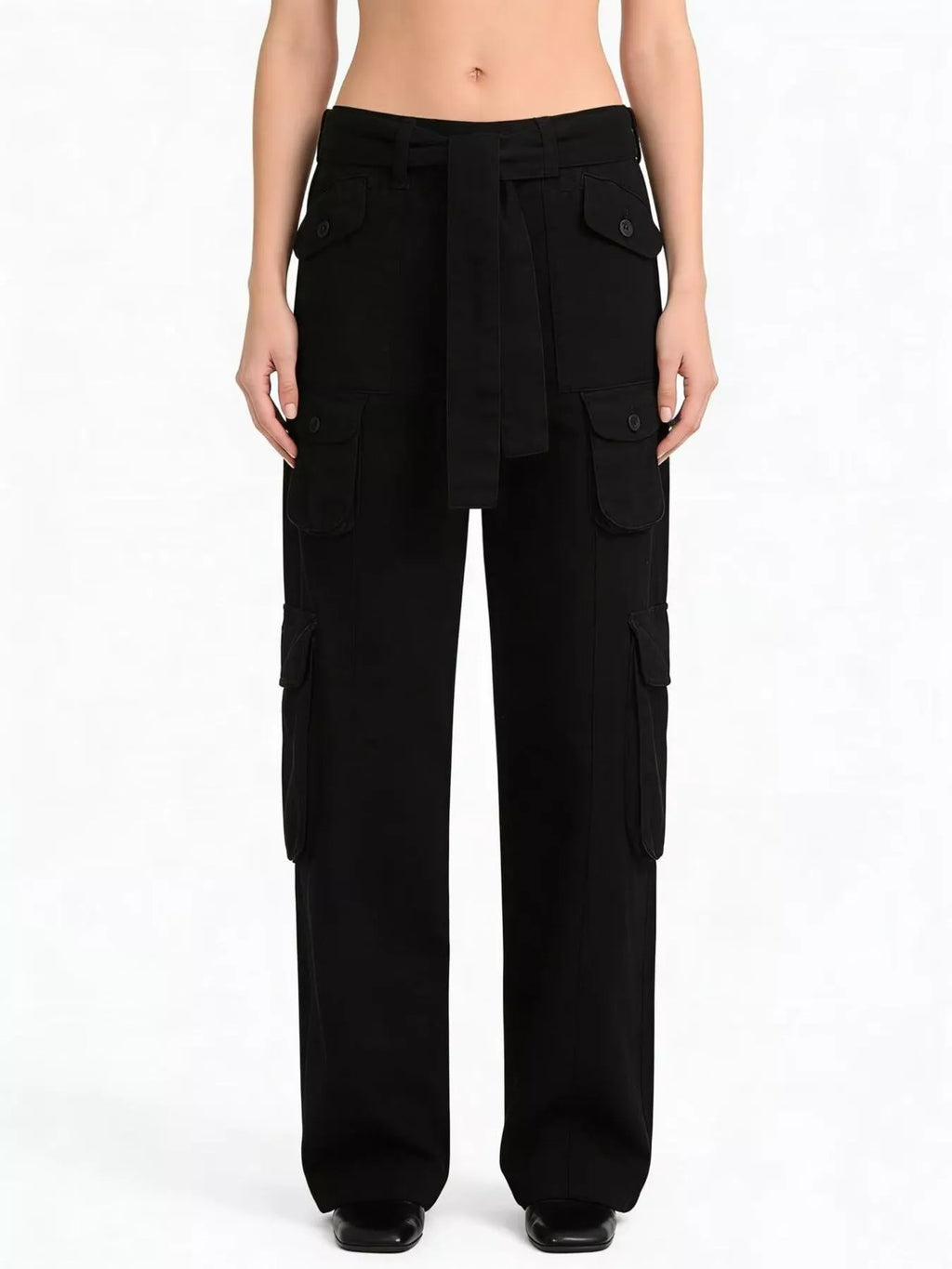Wide Leg Cargo Jeans