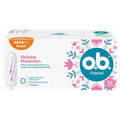 O.B. Super Absorbency Tampons for Heavy Flow Days - 32 Count, Gynecologically Tested, Chemical-Free Menstrual Hygiene Products