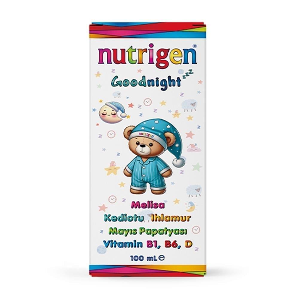 Nutrigen Goodnight: for Babies & Children - Melisa, Valerian Root, Chamomile - Liquid Supplement with Vitamins