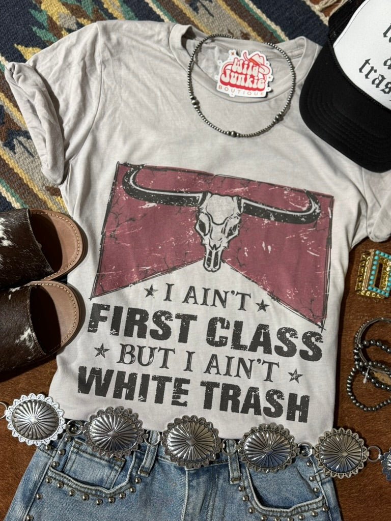 Wild Junkie Ain't First Class Graphic Tee — detail shot 6