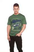 Spun Bamboo Air Force Men's Bamboo Viscose/Organic Cotton Short Sleeve Graphic T-Shirt — main product shot