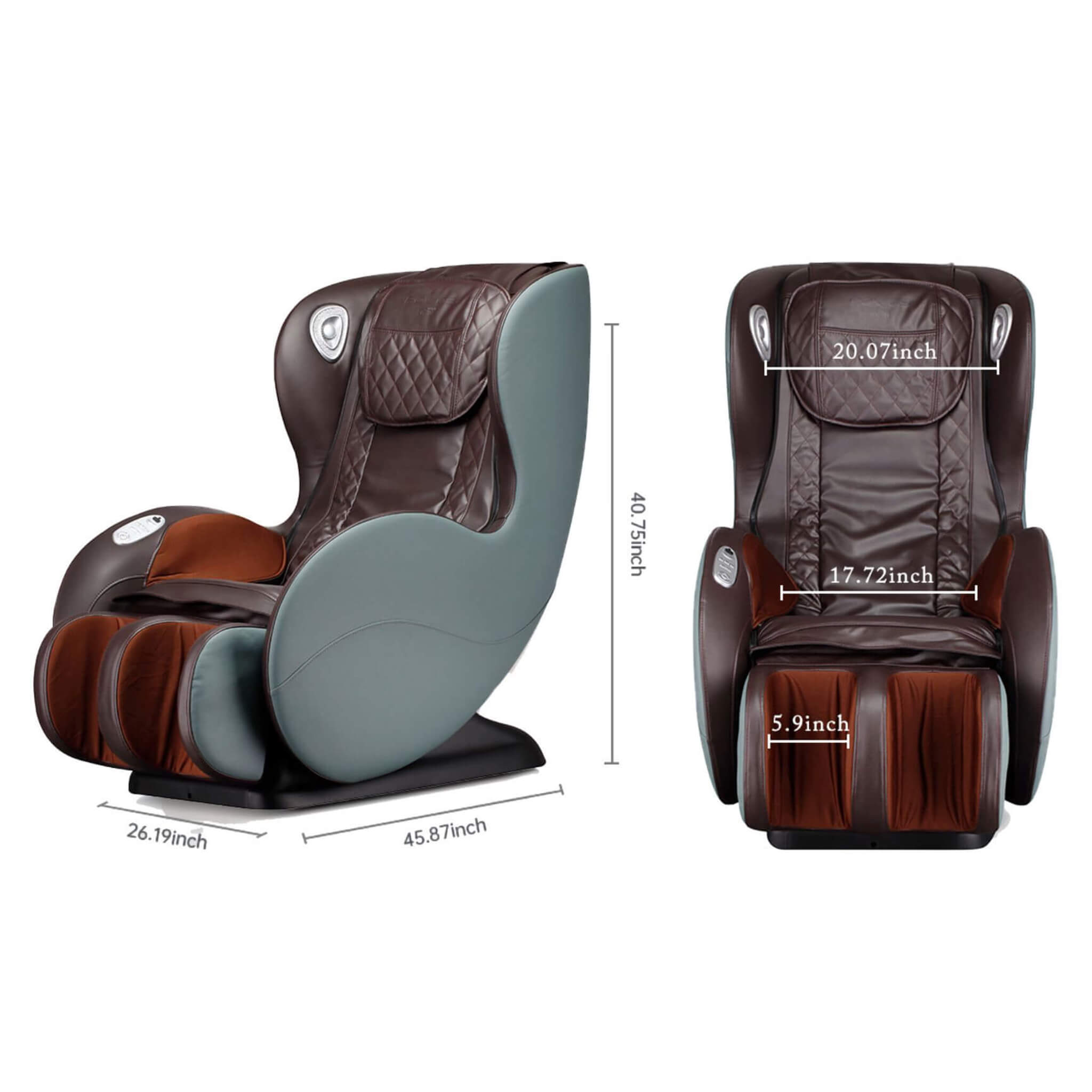 Airvana Luxe SL-Track Full-Body Zero-Gravity Massage Chair Recliner With Shiatsu & Bluetooth Speaker [GR8526] (SAK57394) – SA