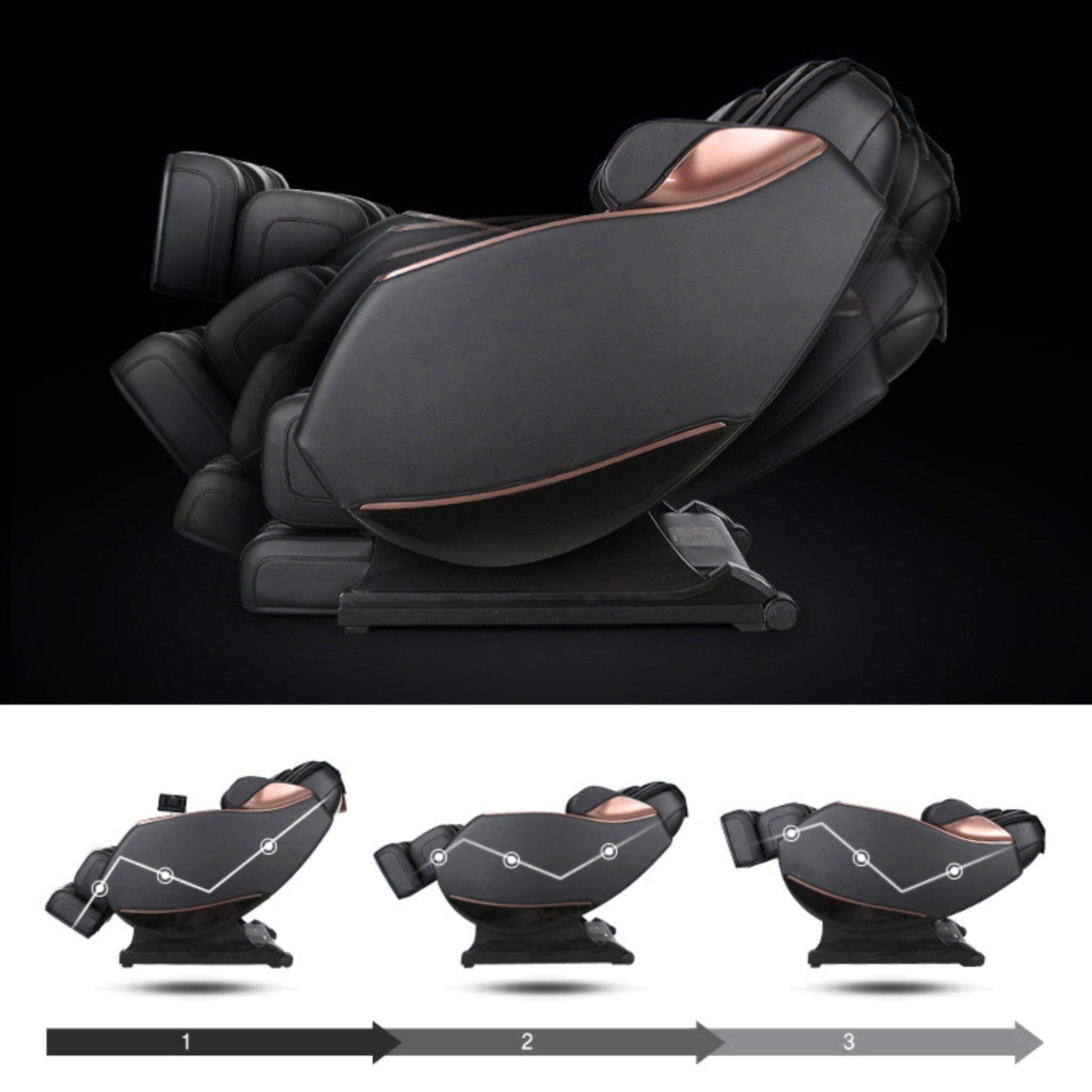 Airvana Zenith Full Body Zero-Gravity Shiatsu Massage Chair With Heat And Voice Control (SAK93154) – SAKSBY WHOLESALE, view 6