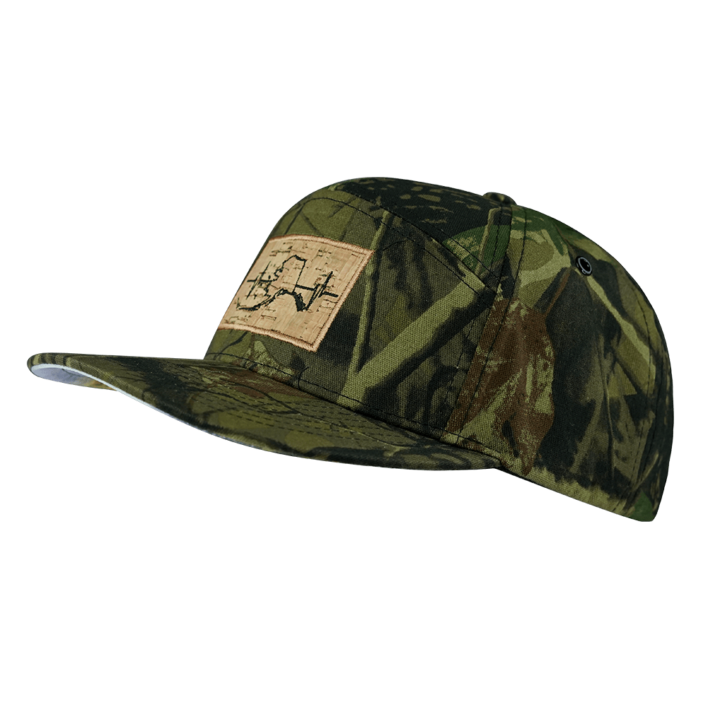 Alaska Hat - Flat Bill - Fall Tree Camo - Fabric Back