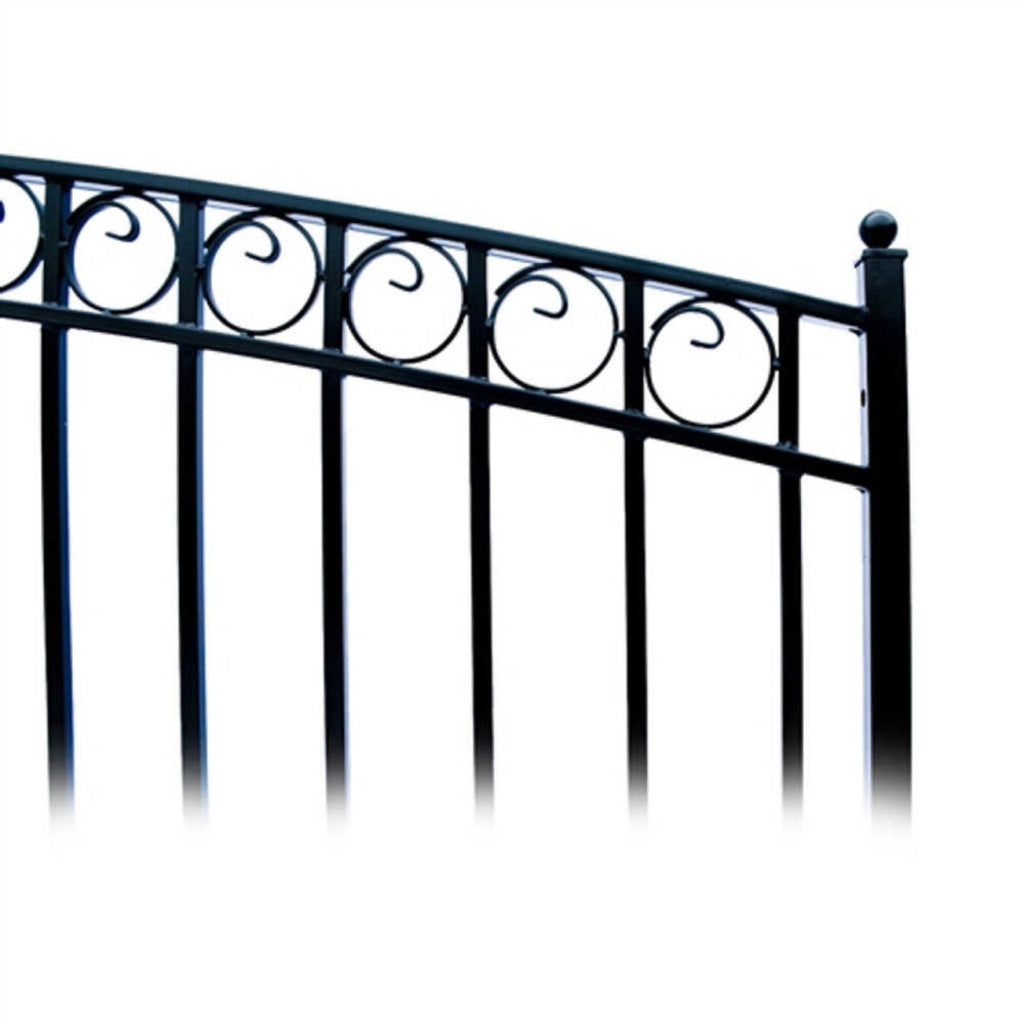 [12-18FT] Heavy-Duty Paris-Style Steel Premium Dual-Swing Driveway Gate (SAK97031) – SAKSBY WHOLESALE, view 16