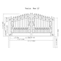 [12-18FT] Heavy-Duty Venice-Style Steel Dual-Swing Driveway Gate (SAK68025) – SAKSBY WHOLESALE, view 15