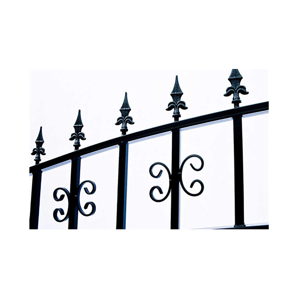 [12-18FT] Heavy-Duty Venice-Style Steel Dual-Swing Driveway Gate (SAK68025) – SAKSBY WHOLESALE, view 5