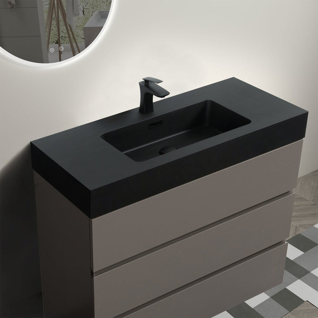 Nuvia 36-Inch Premium Modern Freestanding One-Piece Bathroom Vanity Set Without Drain And Faucet (SAK71364) – SAKSBY WHOLESAL
