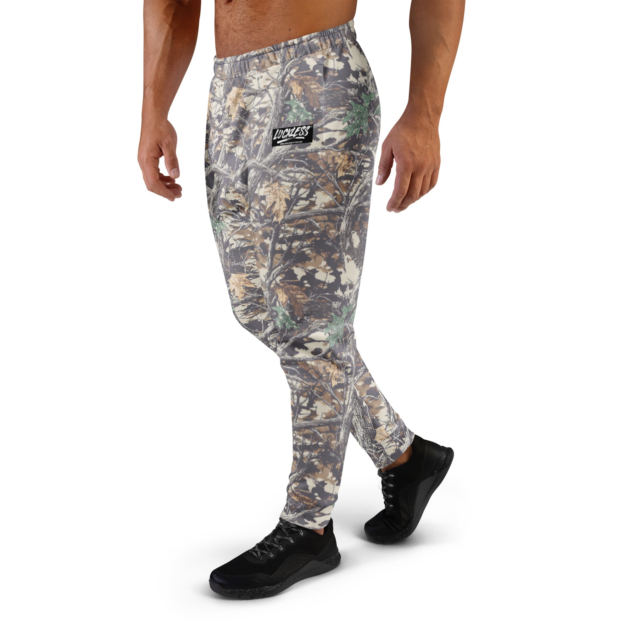 Luckless Outfitters Faded Camo Jogger Sweatpants — alternative angle