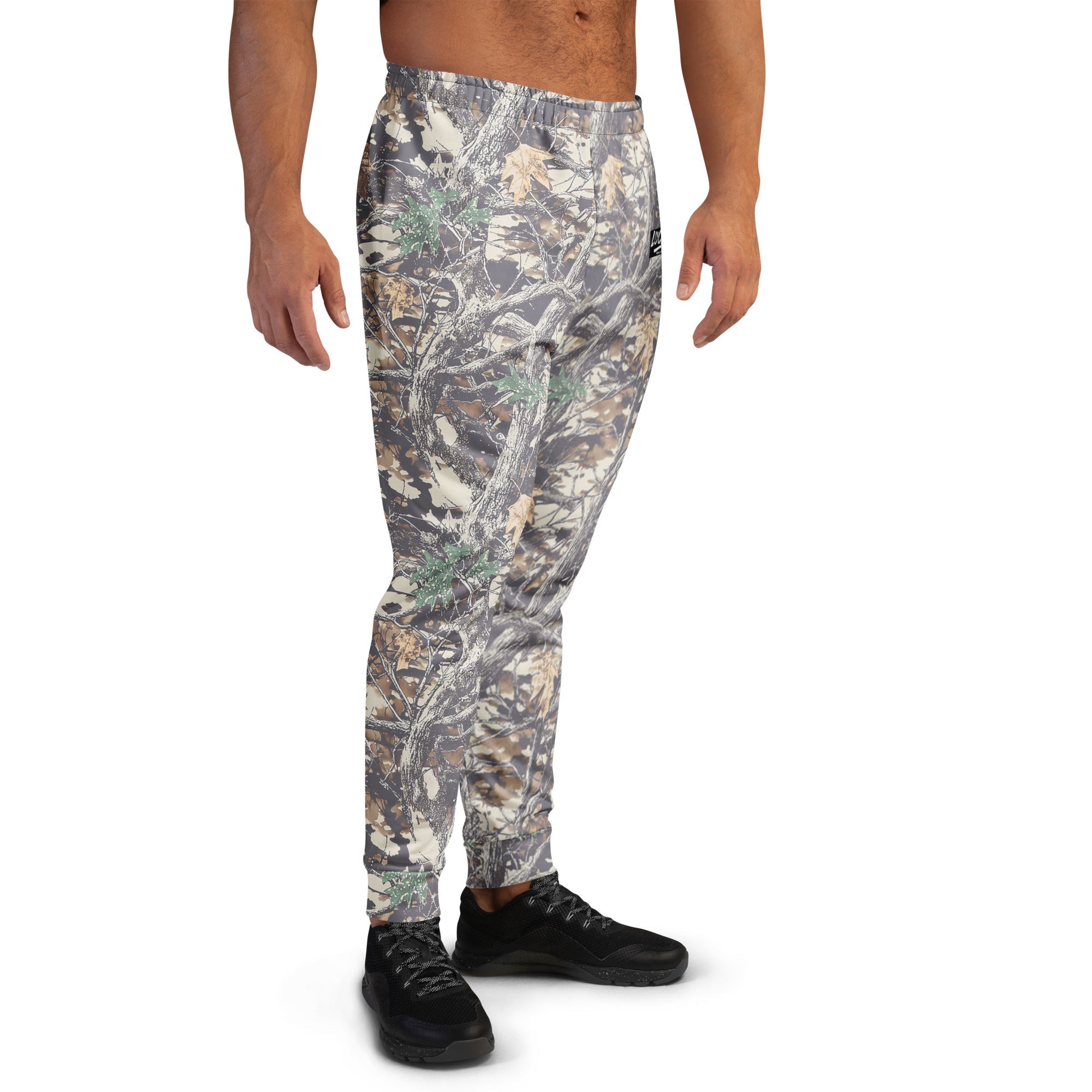 Luckless Outfitters Faded Camo Jogger Sweatpants — main product shot