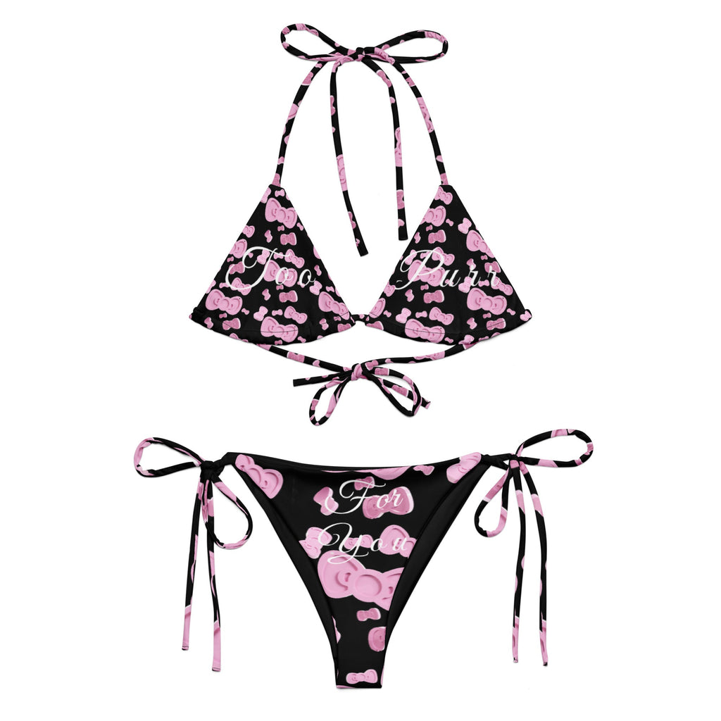 Cats n Scribbles Too Purr Bikini — in-use photo