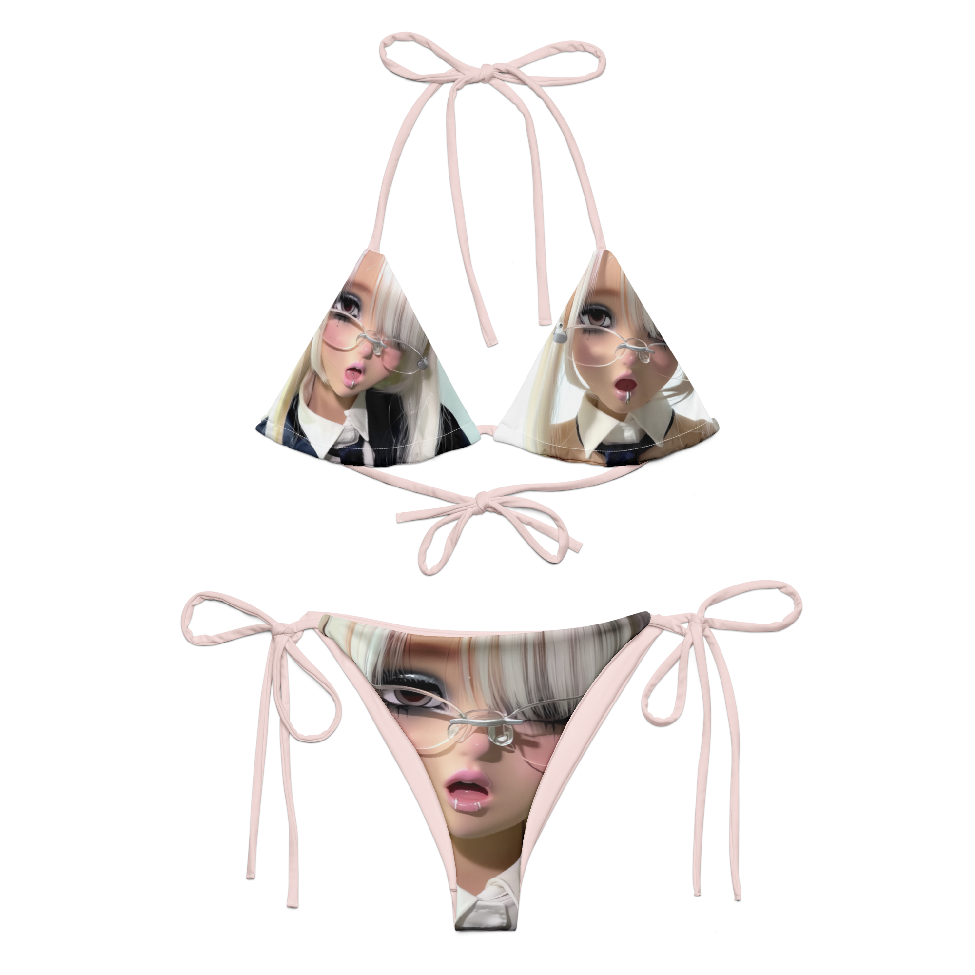 Cats n Scribbles Kitty.exe Bikini — side view