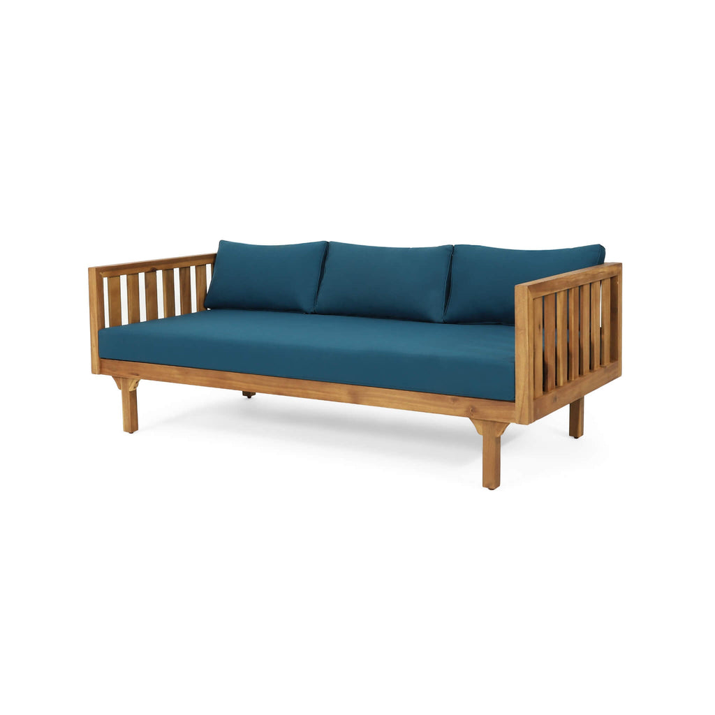 Alora 3-Seater Acacia Wood Daybed Sofa With Water-Resistant Cushions (SAK65773) – SAKSBY WHOLESALE, view 7