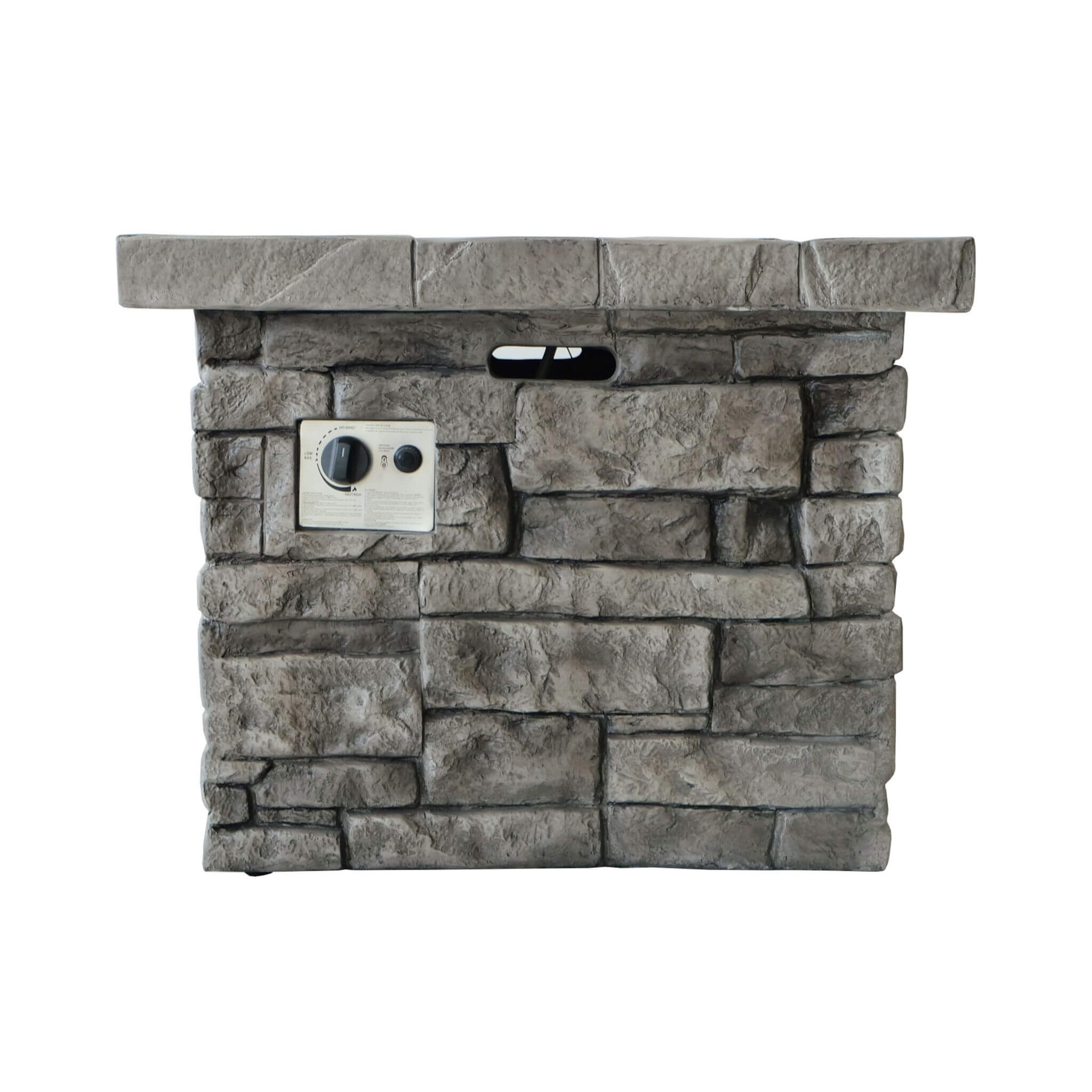 Alora 30-Inch Modern Outdoor 40K BTU Steel Frame Propane Fire Table With Lava Rocks (SAK12756) – SAKSBY WHOLESALE