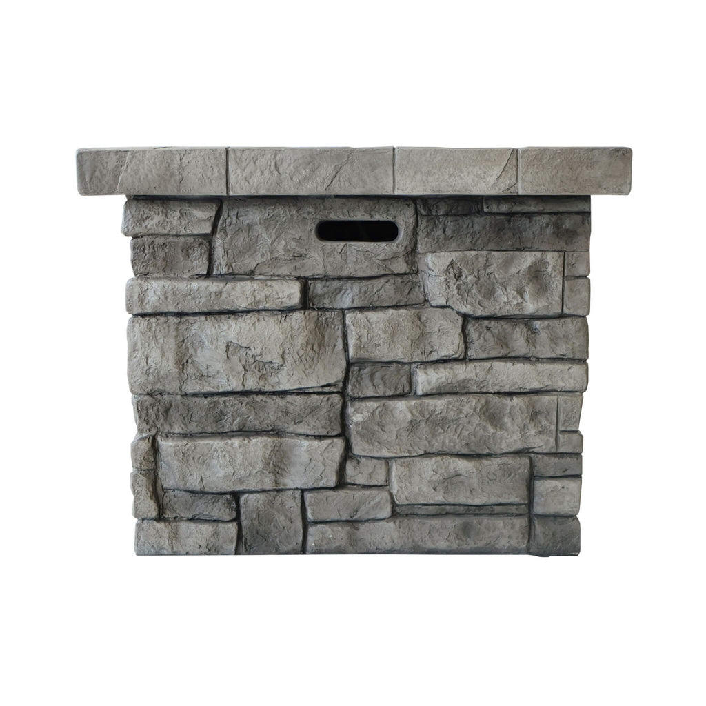 Alora 30-Inch Modern Outdoor 40K BTU Steel Frame Propane Fire Table With Lava Rocks (SAK12756) – SAKSBY WHOLESALE, view 9