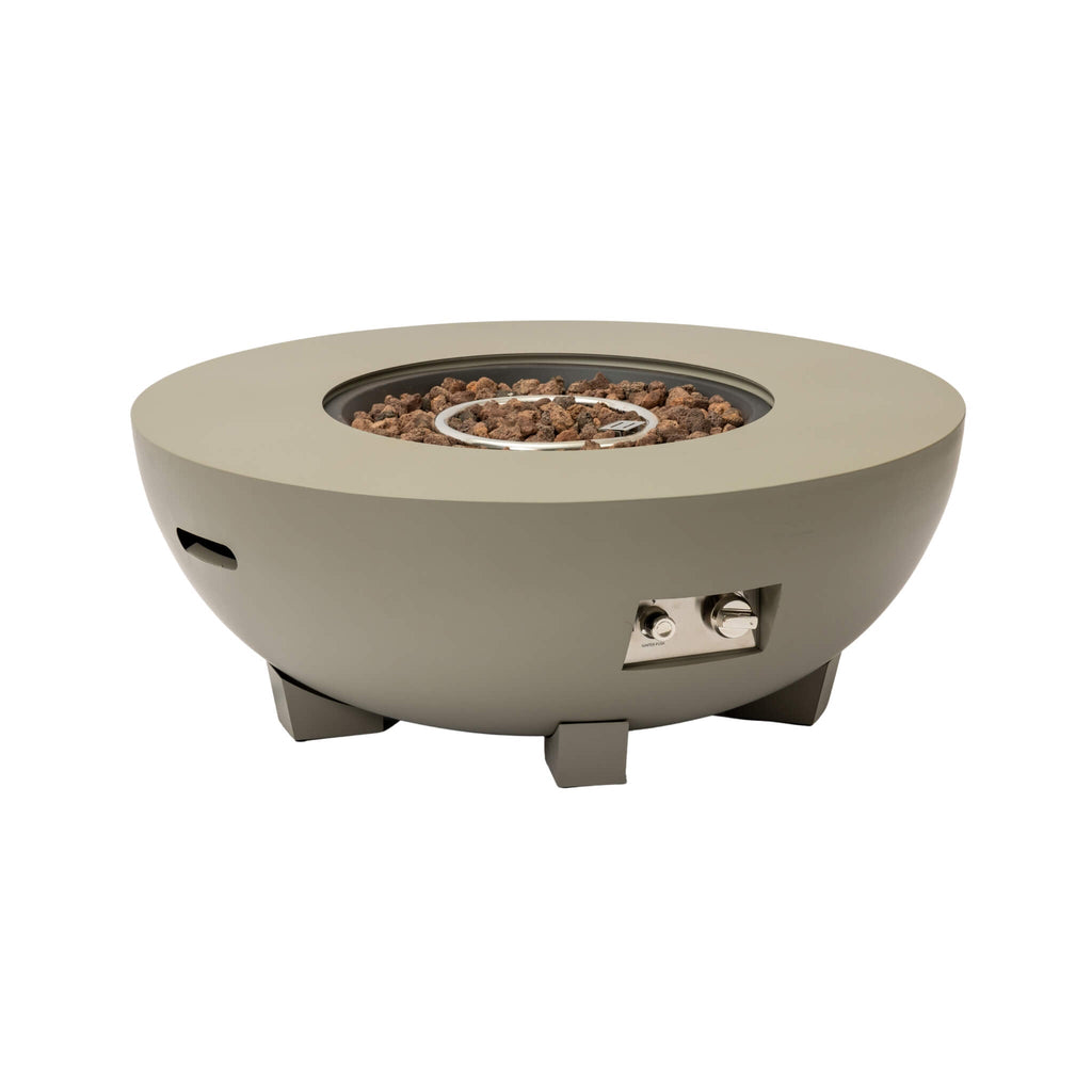Alora Premium 36-Inch Round Outdoor Iron Patio Fire Pit Table With Metal Cover (SAK71954) – SAKSBY WHOLESALE, view 3