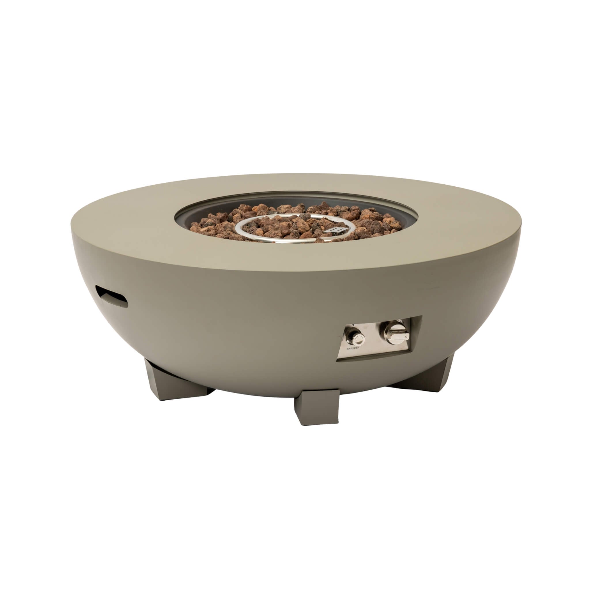Alora Premium 36-Inch Round Outdoor Iron Patio Fire Pit Table With Metal Cover (SAK71954) – SAKSBY WHOLESALE, view 3