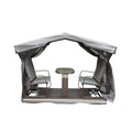 Alora 4-Seat Outdoor Aluminum Patio Swing Glider Bench With Canopy (SAK41726) – SAKSBY WHOLESALE