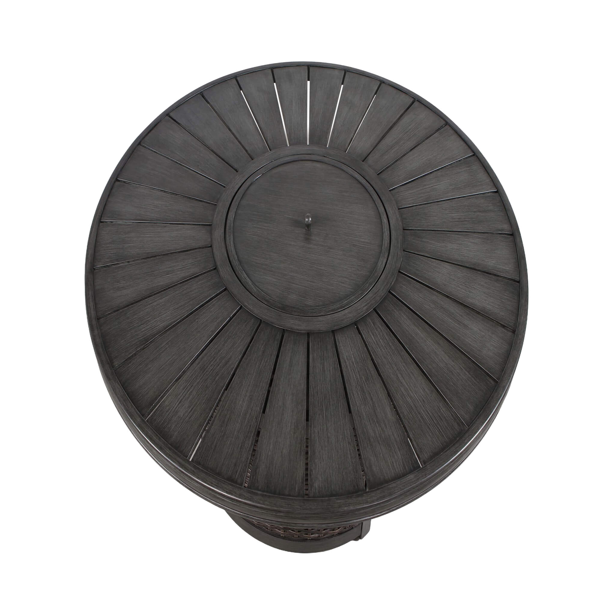Alora 52-Inch Propane Fire Pit Wicker Table With Aluminum Top (SAK28510) – SAKSBY WHOLESALE, view 5