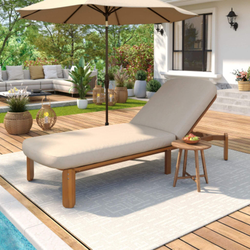 Alora Adjustable Outdoor Chaise Lounge With Reclining Backrest (SAK04689) – SAKSBY WHOLESALE, view 18