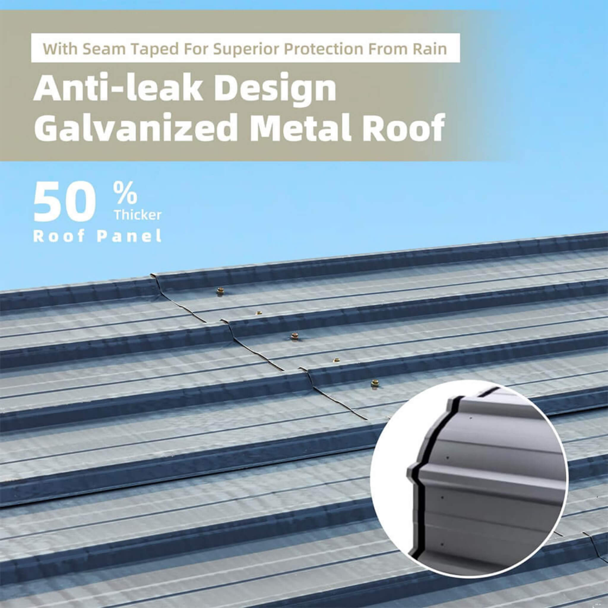 [20X40FT] Alora Extra Large Heavy Duty Four Car Outdoor Metal Carport Canopy For Trucks, Boats And SUVs (SAK29713) – SAKSBY W