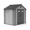 [06X08FT] Alora Heavy-Duty Outdoor All-Weather Resin Storage Shed With Lockable Doors, Windows, And Vents (SAK39874) – SAKSBY