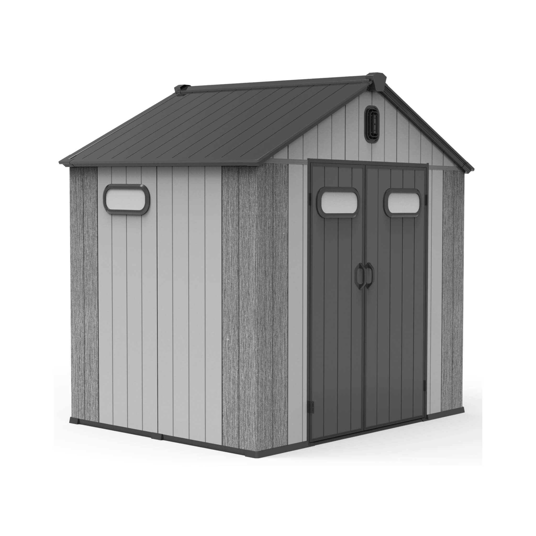 [06X08FT] Alora Heavy-Duty Outdoor All-Weather Resin Storage Shed With Lockable Doors, Windows, And Vents (SAK39874) – SAKSBY