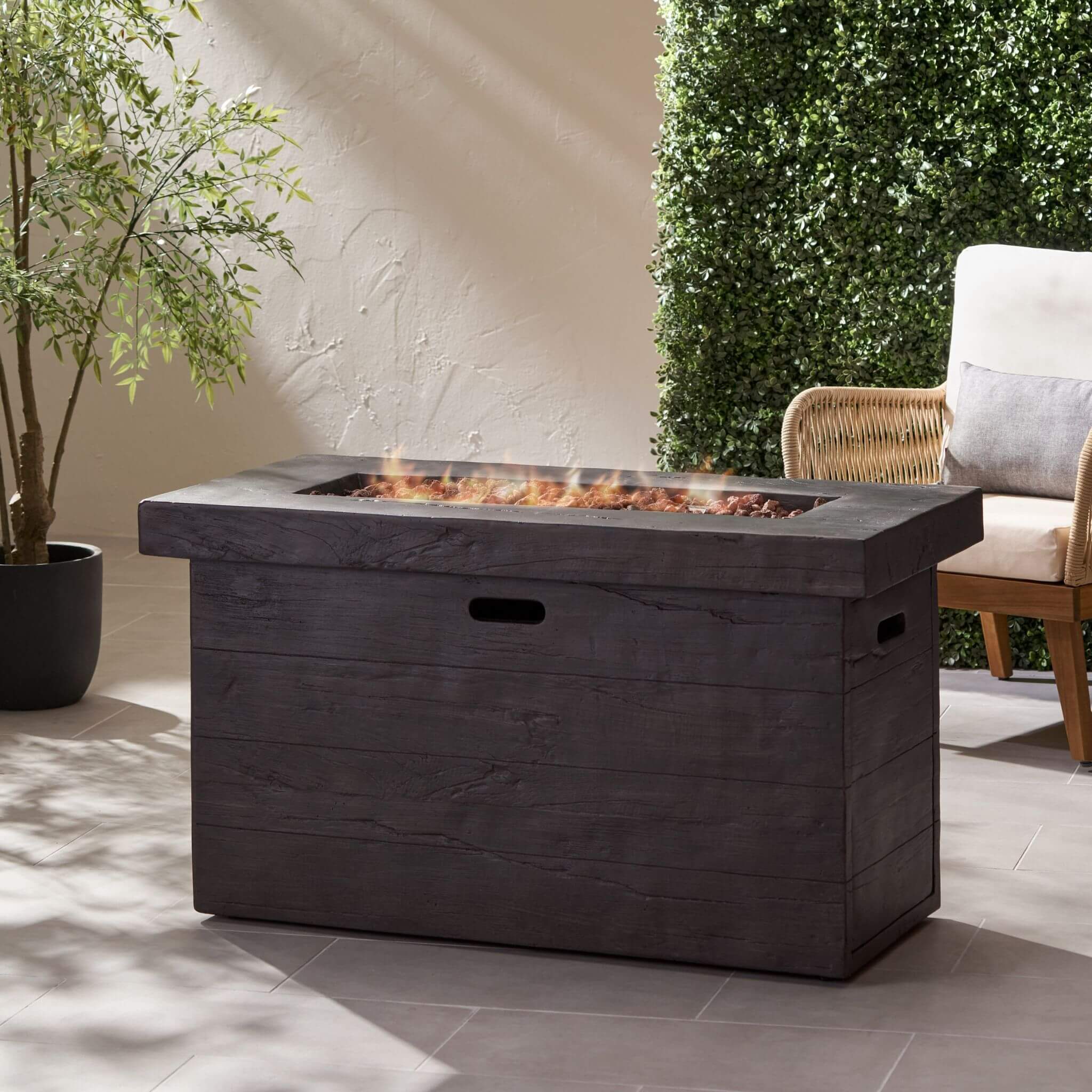 Alora Luxury 45-Inch 50K BTU Rectangular MGO LP Fire Pit (SAK63874) – SAKSBY WHOLESALE, view 6