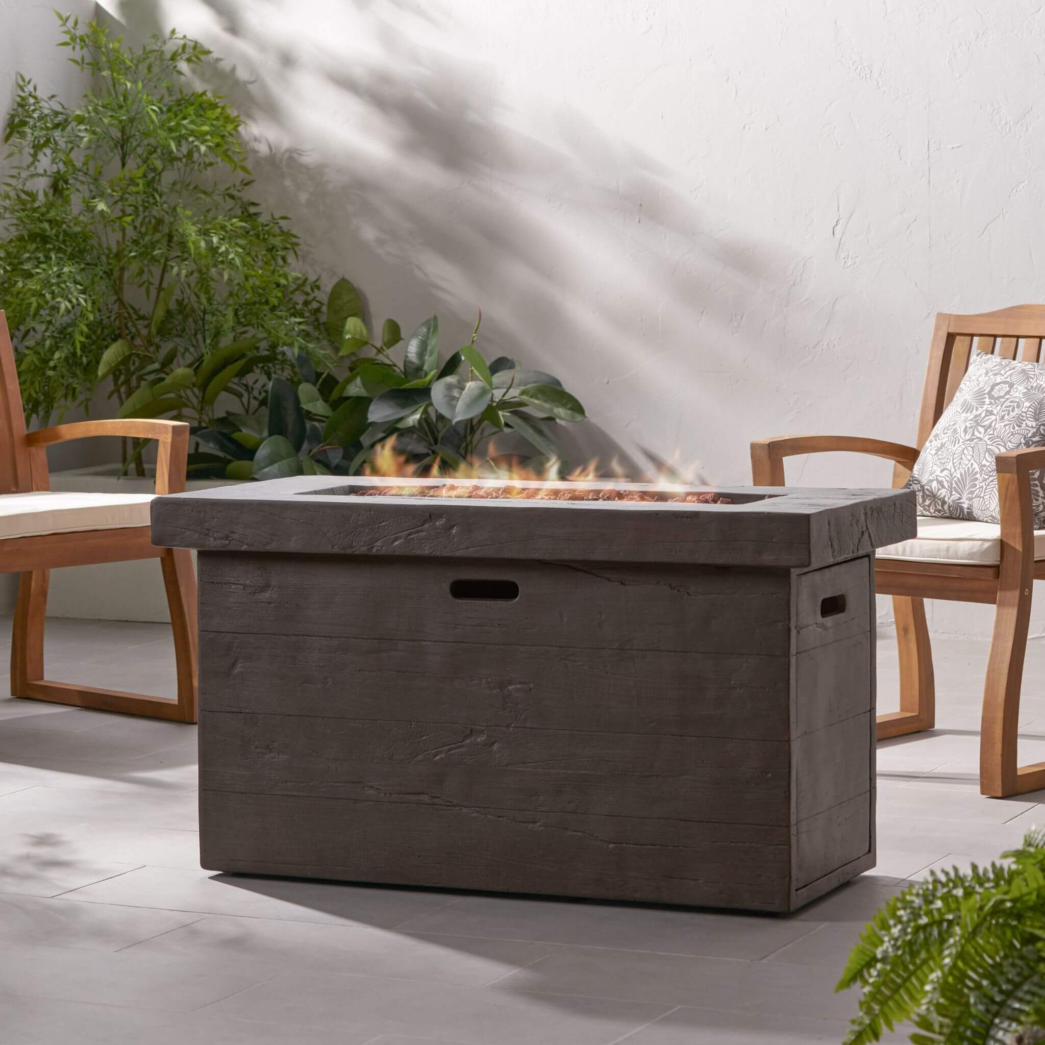 Alora Luxury 45-Inch 50K BTU Rectangular MGO LP Fire Pit (SAK63874) – SAKSBY WHOLESALE, view 7