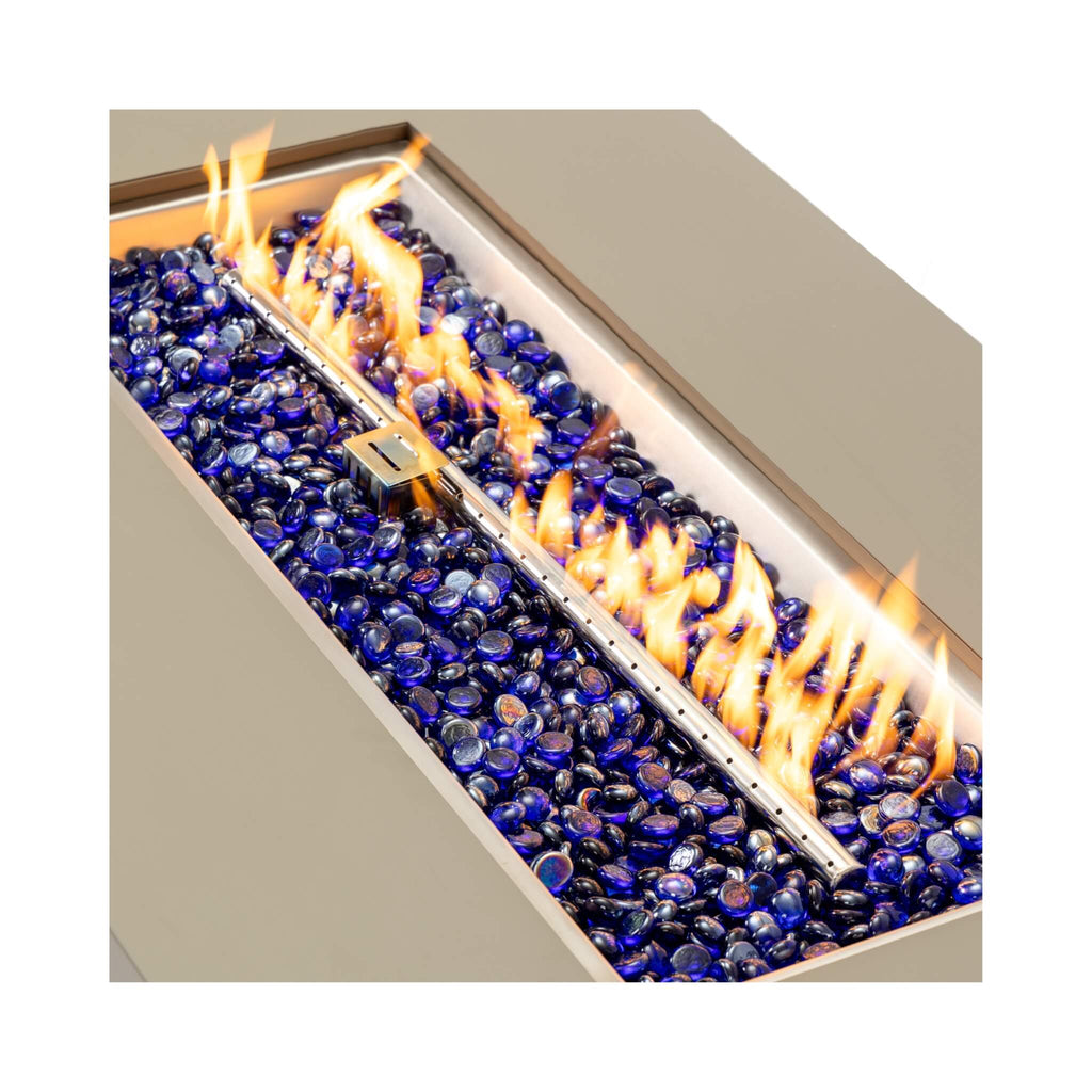 Alora Luxury 48-Inch Outdoor Wood Grain Iron Fire Pit Table With Lava Rocks (SAK37905) – SAKSBY WHOLESALE, view 3