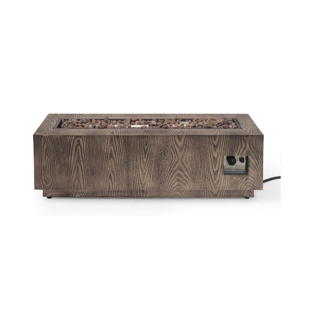 Alora 48-Inch Modern 50K BTU Outdoor Rectangular Propane Gas Fire Pit With Lava Rocks (SAK82521) – SAKSBY WHOLESALE